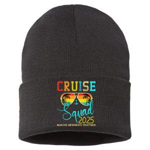 Squad Crew Cruise 2025 Summer Vacation Matching Family Group Sustainable Knit Beanie