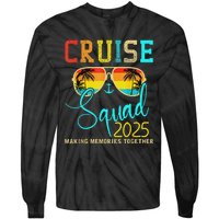 Squad Crew Cruise 2025 Summer Vacation Matching Family Group Tie-Dye Long Sleeve Shirt