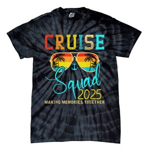 Squad Crew Cruise 2025 Summer Vacation Matching Family Group Tie-Dye T-Shirt