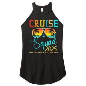 Squad Crew Cruise 2025 Summer Vacation Matching Family Group Women's Perfect Tri Rocker Tank