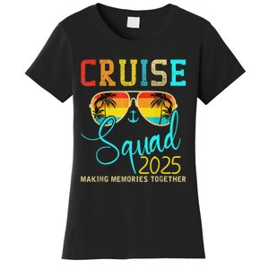 Squad Crew Cruise 2025 Summer Vacation Matching Family Group Women's T-Shirt