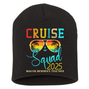 Squad Crew Cruise 2025 Summer Vacation Matching Family Group Short Acrylic Beanie