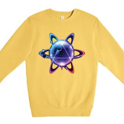 Science Chemistry Chemist Atom Shirts Physics Premium Crewneck Sweatshirt