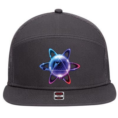 Science Chemistry Chemist Atom Shirts Physics 7 Panel Mesh Trucker Snapback Hat