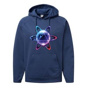 Science Chemistry Chemist Atom Shirts Physics Performance Fleece Hoodie