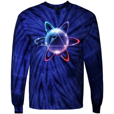 Science Chemistry Chemist Atom Shirts Physics Tie-Dye Long Sleeve Shirt