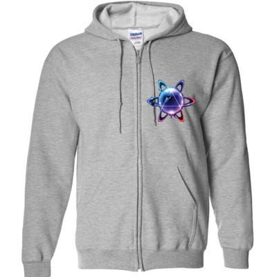 Science Chemistry Chemist Atom Shirts Physics Full Zip Hoodie