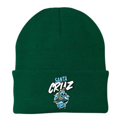 Santa Cruz California Vintage Skeleton Knit Cap Winter Beanie