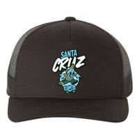 Santa Cruz California Vintage Skeleton Yupoong Adult 5-Panel Trucker Hat