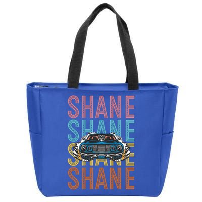 Shane Custom Car Racing Hobbyist Gift Zip Tote Bag