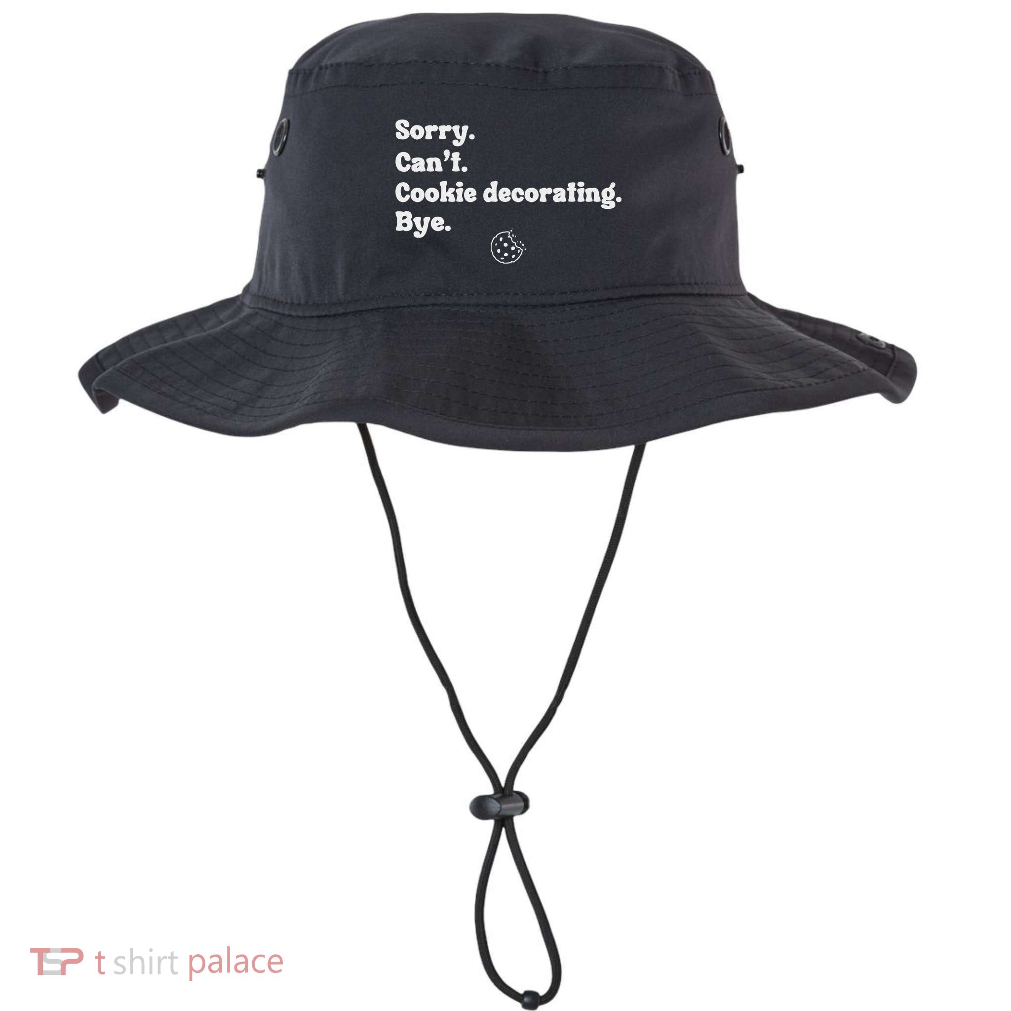 Sorry CanT Cookie Decorating Bye Funny Cookies Love Bucket Hat