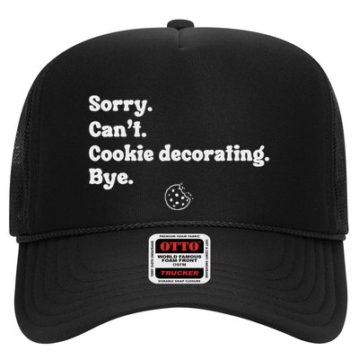 Sorry CanT Cookie Decorating Bye Funny Cookies Love Trucker Hat