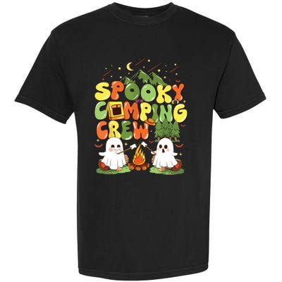 Spooky Camping Crew Halloween Cute Boo Ghost Garment-Dyed Heavyweight T-Shirt