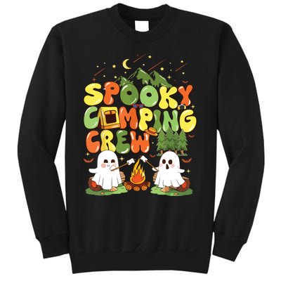 Spooky Camping Crew Halloween Cute Boo Ghost Sweatshirt