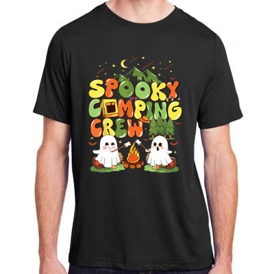 Spooky Camping Crew Halloween Cute Boo Ghost Adult ChromaSoft Performance T-Shirt