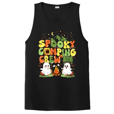 Spooky Camping Crew Halloween Cute Boo Ghost PosiCharge Competitor Tank