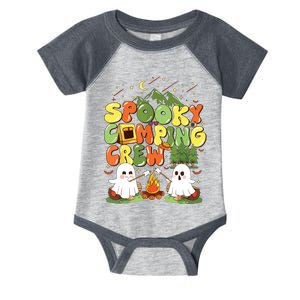 Spooky Camping Crew Halloween Cute Boo Ghost Infant Baby Jersey Bodysuit