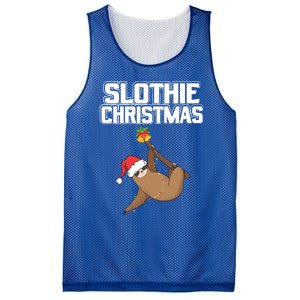 Slothie Christmas Cute Sloth Lover Merry Slothmas Xmas Gift Mesh Reversible Basketball Jersey Tank