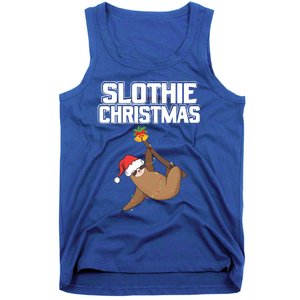 Slothie Christmas Cute Sloth Lover Merry Slothmas Xmas Gift Tank Top