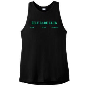 Self Care Club Look After Yourself Ladies PosiCharge Tri-Blend Wicking Tank