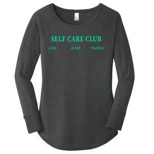 Self Care Club Look After Yourself Women's Perfect Tri Tunic Long Sleeve Shirt