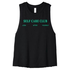 Self Care Club Look After Yourself Women's Racerback Cropped Tank