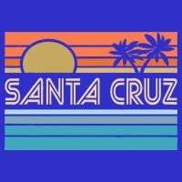 Santa Cruz California Sunset 70s 80s Surfer Summer Hoodie