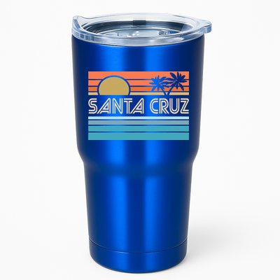 Santa Cruz California Sunset 70s 80s Surfer Summer Tumbler