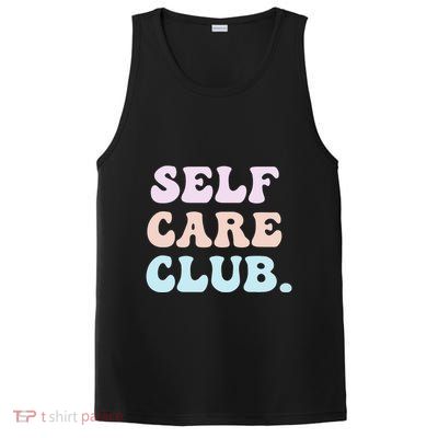 Self Care Club Mental Health Pastel Bubble Positive Cute Hoodie PosiCharge Competitor Tank