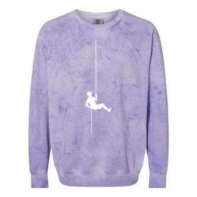 Sport Climbing Cool Gift Colorblast Crewneck Sweatshirt