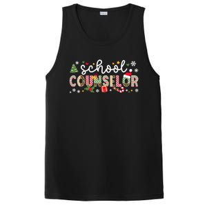 School Counselor Christmas School Counseling Xmas Gift PosiCharge Competitor Tank