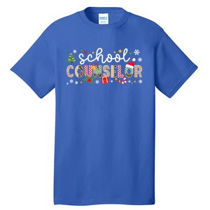 School Counselor Christmas School Counseling Xmas Gift Tall T-Shirt