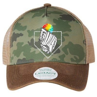Snow Cone Catch Softball & Baseball Snowcone Legacy Tie Dye Trucker Hat