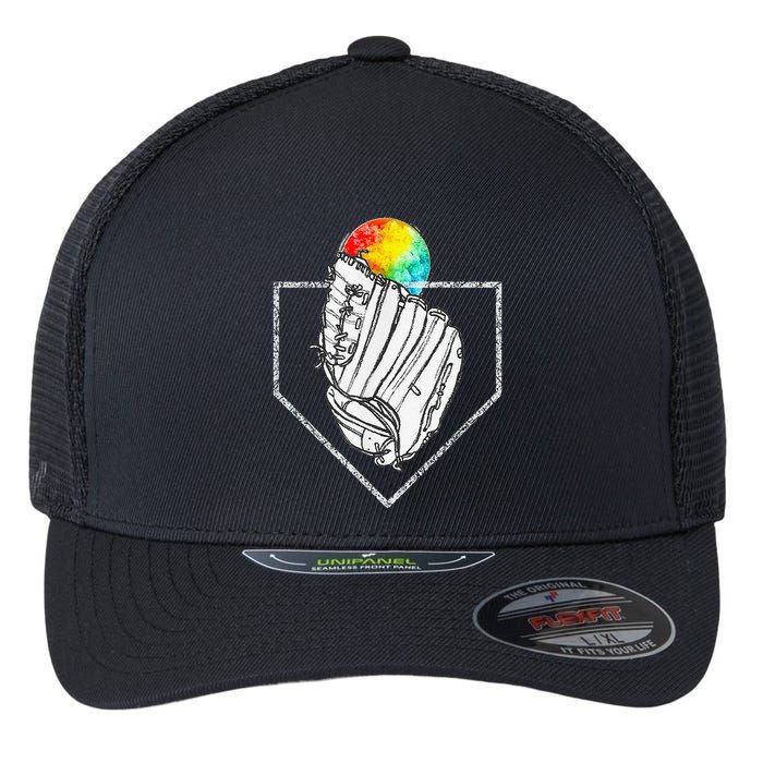 Snow Cone Catch Softball & Baseball Snowcone Flexfit Unipanel Trucker Cap