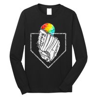 Snow Cone Catch Softball & Baseball Snowcone Long Sleeve Shirt