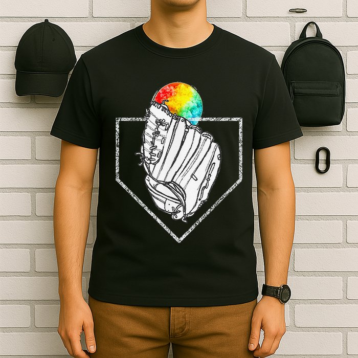Snow Cone Catch Softball & Baseball Snowcone T-Shirt
