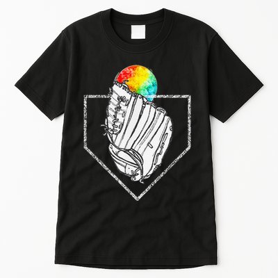 Snow Cone Catch Softball & Baseball Snowcone Tall T-Shirt