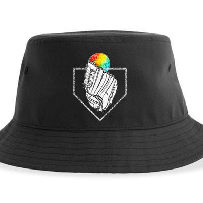 Snow Cone Catch Softball & Baseball Snowcone Sustainable Bucket Hat