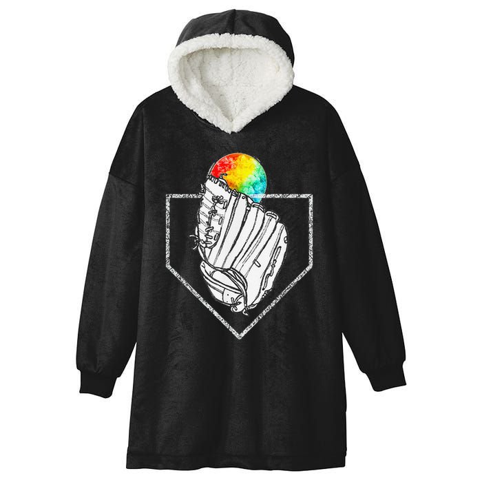 Snow Cone Catch Softball & Baseball Snowcone Hooded Wearable Blanket