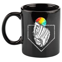 Snow Cone Catch Softball & Baseball Snowcone 11oz C Handle Ceramic Mug