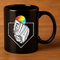 Snow Cone Catch Softball & Baseball Snowcone 11oz C Handle Ceramic Mug
