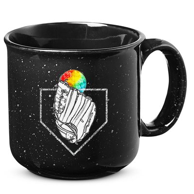 Snow Cone Catch Softball & Baseball Snowcone 15oz Campfire Ceramic Mug