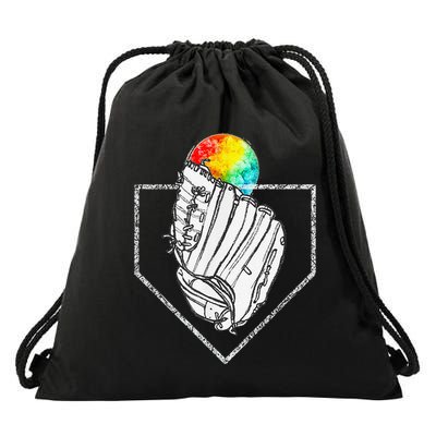 Snow Cone Catch Softball & Baseball Snowcone Drawstring Bag