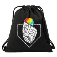 Snow Cone Catch Softball & Baseball Snowcone Drawstring Bag