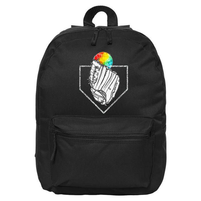 Snow Cone Catch Softball & Baseball Snowcone 16 in Basic Backpack