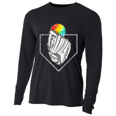 Snow Cone Catch Softball & Baseball Snowcone Cooling Performance Long Sleeve Crew