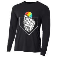 Snow Cone Catch Softball & Baseball Snowcone Cooling Performance Long Sleeve Crew