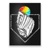 Snow Cone Catch Softball & Baseball Snowcone Poster