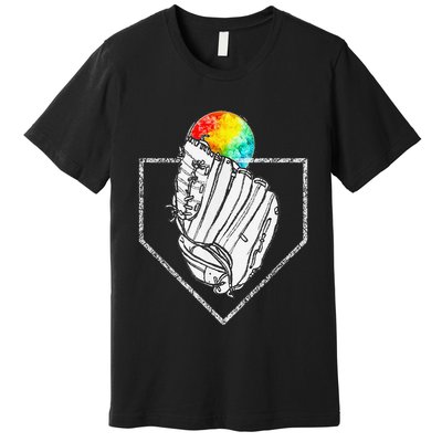 Snow Cone Catch Softball & Baseball Snowcone Premium T-Shirt