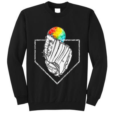 Snow Cone Catch Softball & Baseball Snowcone Tall Sweatshirt